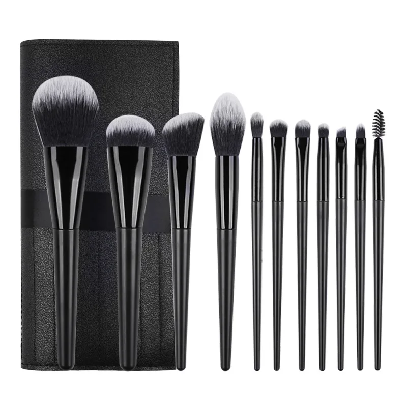 11Pcs Makeup Brush Set Make Up Brush Blush Powder Brush Eye Shadow Highlighter Foundation Brush Cosmetic Beauty Tools