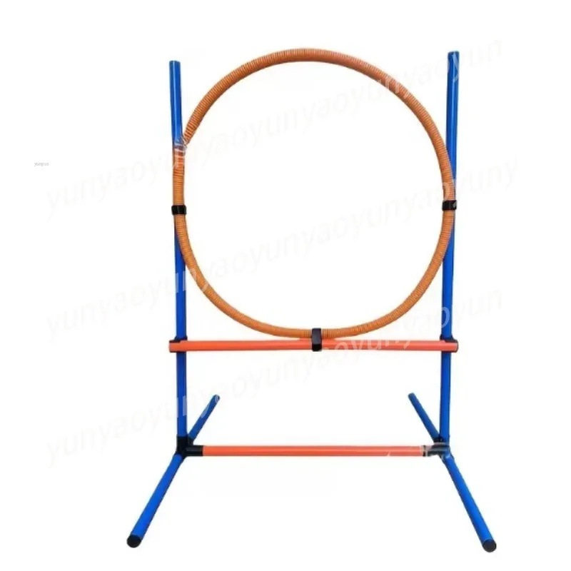 Pet Dog Agility Training Jumping Hurdle Hoop Ring Obstacle Course for Outdoor Indoor Competition Practice
