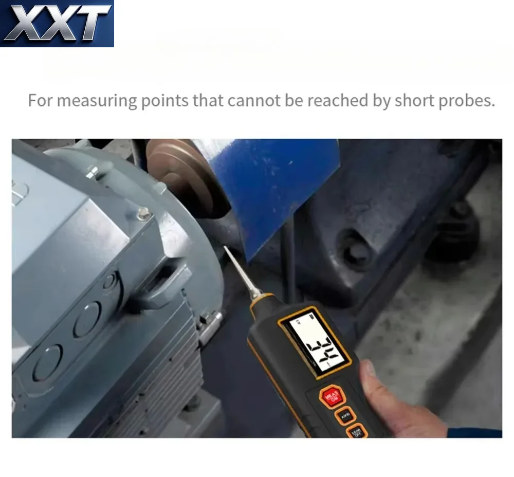 XXT Three Indicators Digital Vibration Measuring Gear For Workshop Mechanical Equipment Operation Data Collecting Instrument