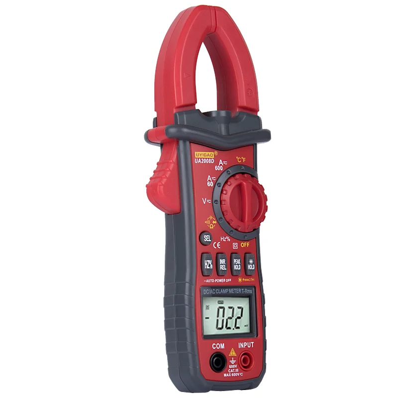 Digital Clamp Meter 600A DC AC Current Tester amperimetro tongs pinza amperometrica for multitest Resistance Voltage Capacitance