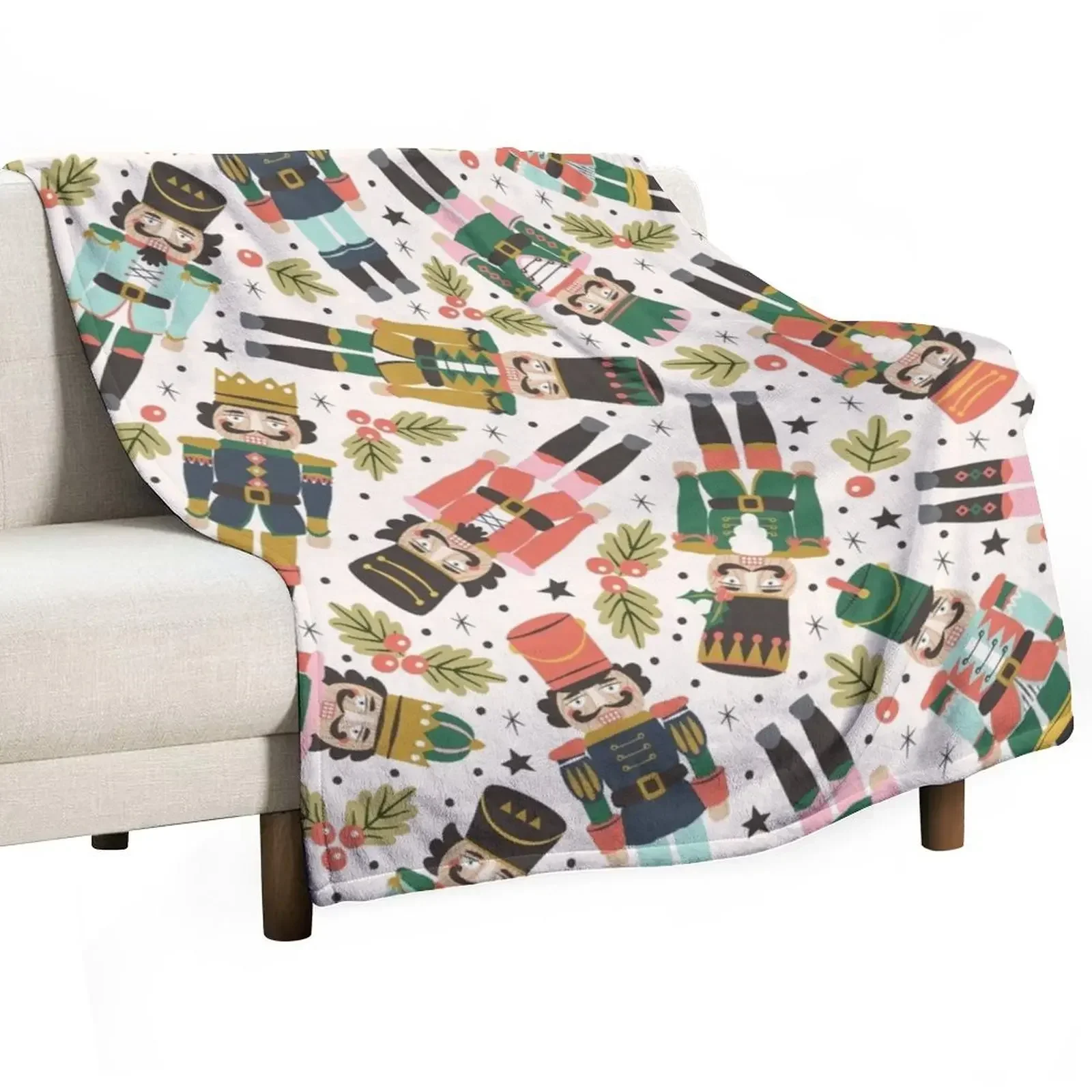 

Nutcrackers Throw Blanket Fluffy Cozy Throw Blanket for Home Decor