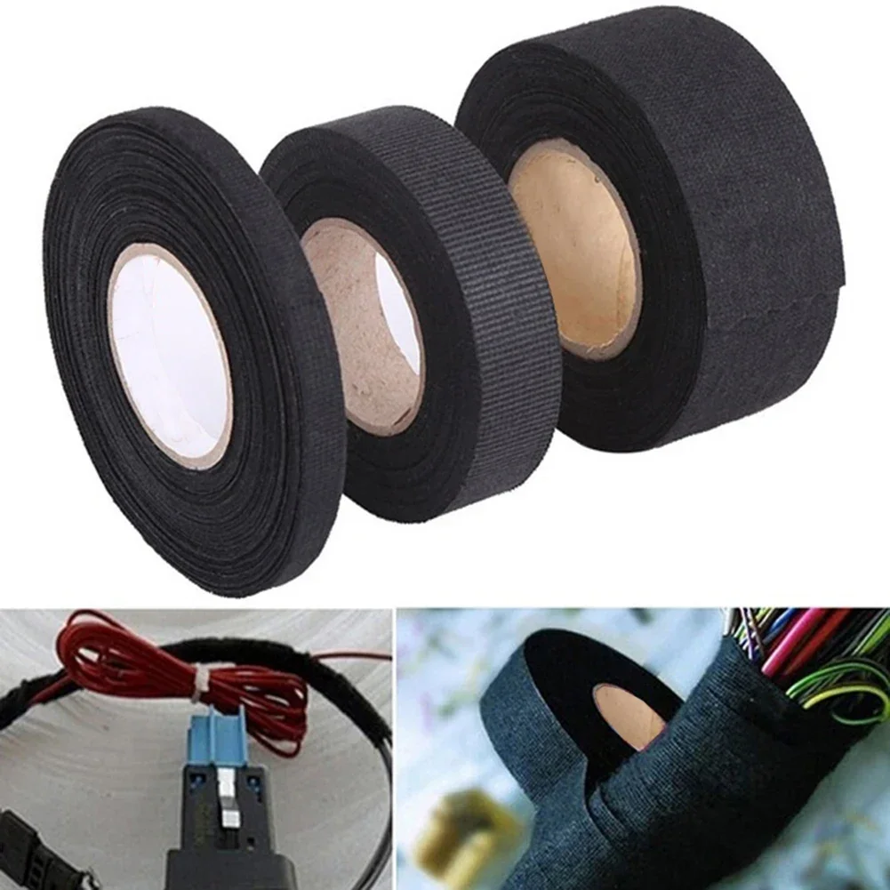 Car Heat-resistant High Temperature Resistance Adhesive Cloth Tape for Cable Harness Car Auto Heat Sound Isolation Tape Cloth