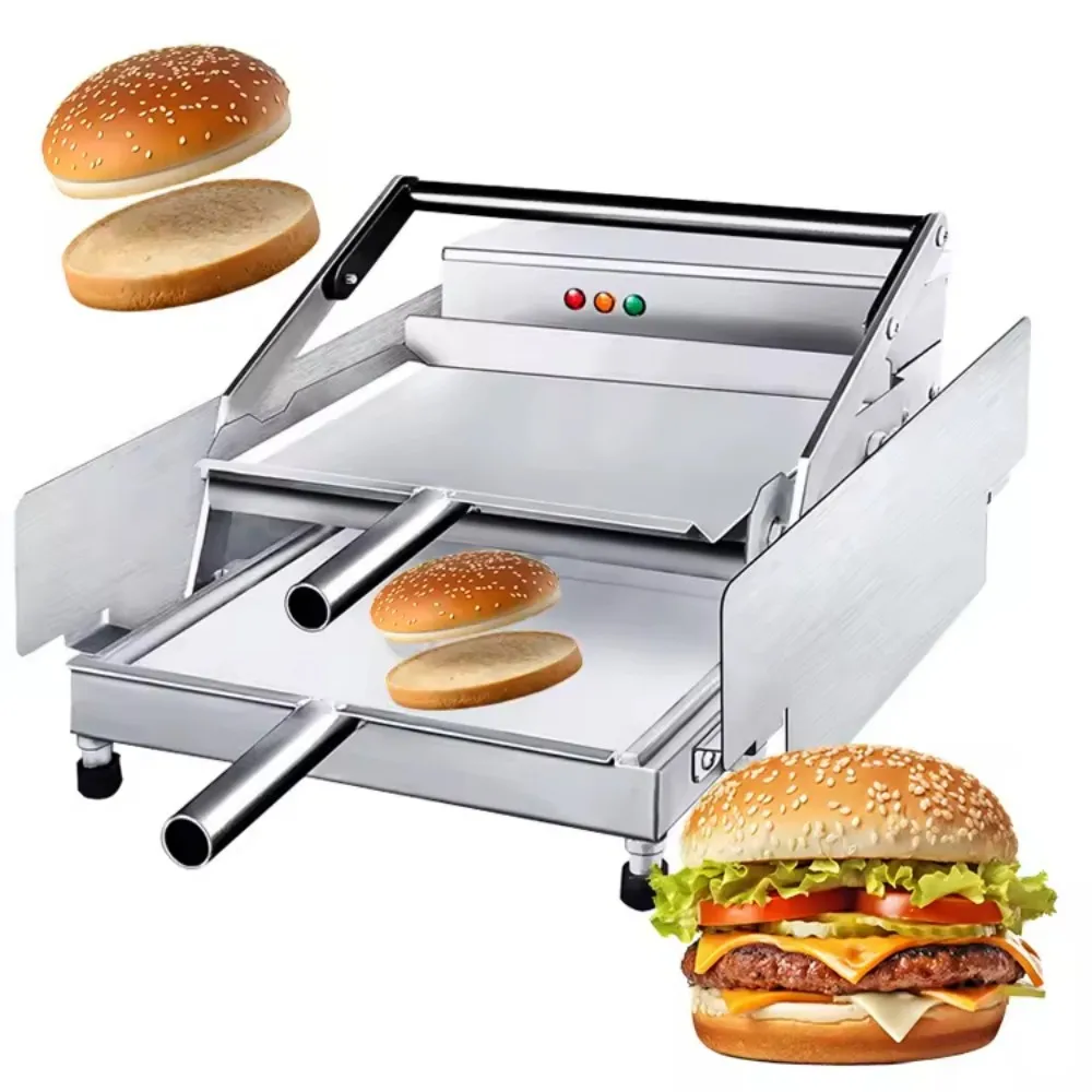 

Double Layer Automatic Hamburger Machine - Commercial, Western Restaurant & Food Truck Use, KFC Style, Fast Heating