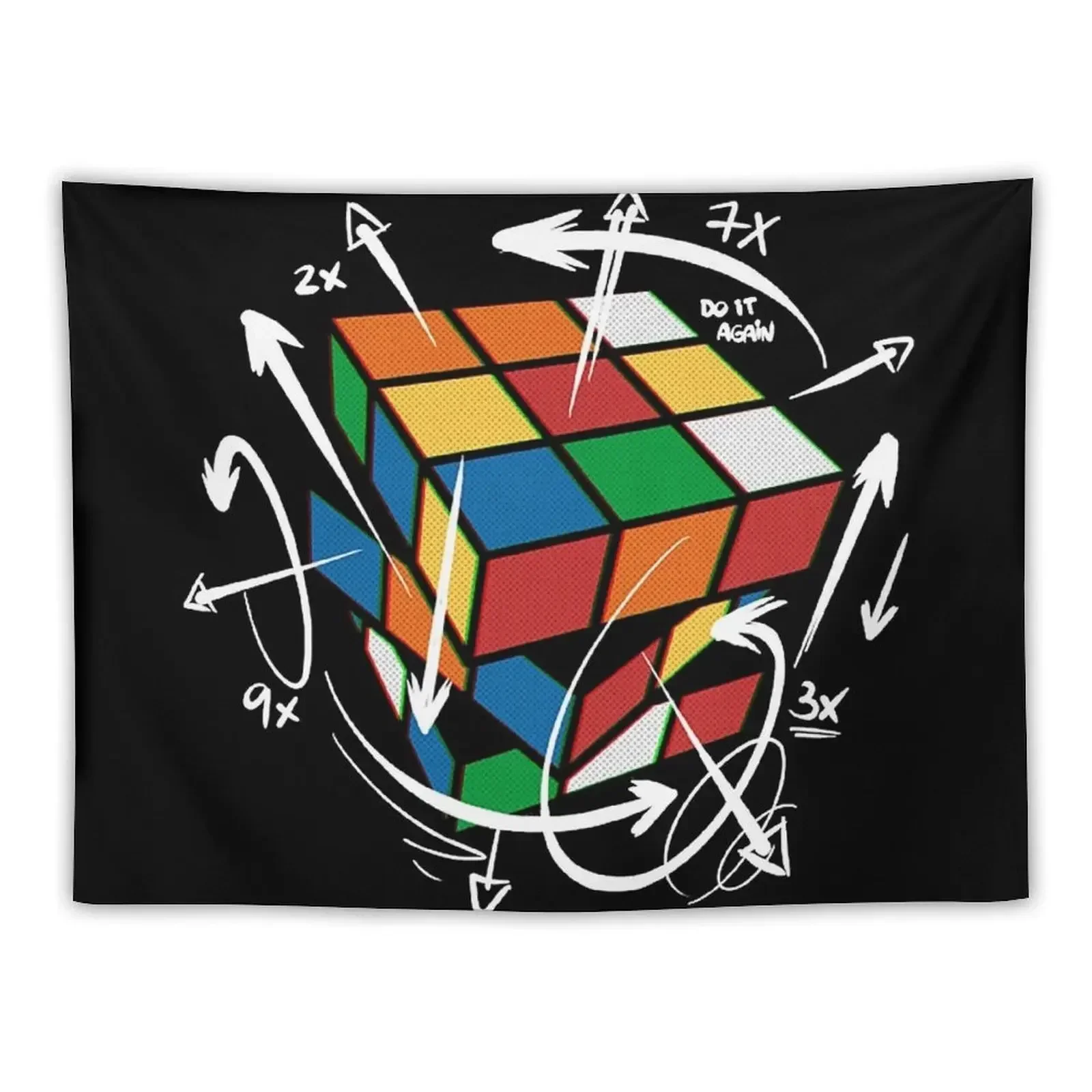 The Cube's Formula Tapestry Room Decor Aesthetic Wall Decoration Decorative Wall Mural Tapestry