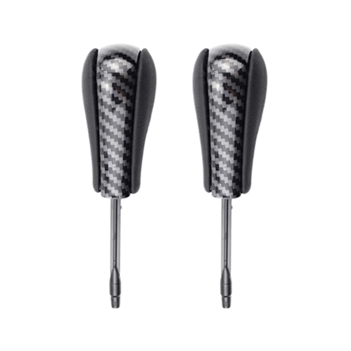 

2X Carbon Fiber Car Gear Shift Knob Fit for BMW E36 E38 E39 E46 Z4 Z3 E53 X5 X3 E60 E61 Long Lever Shifter