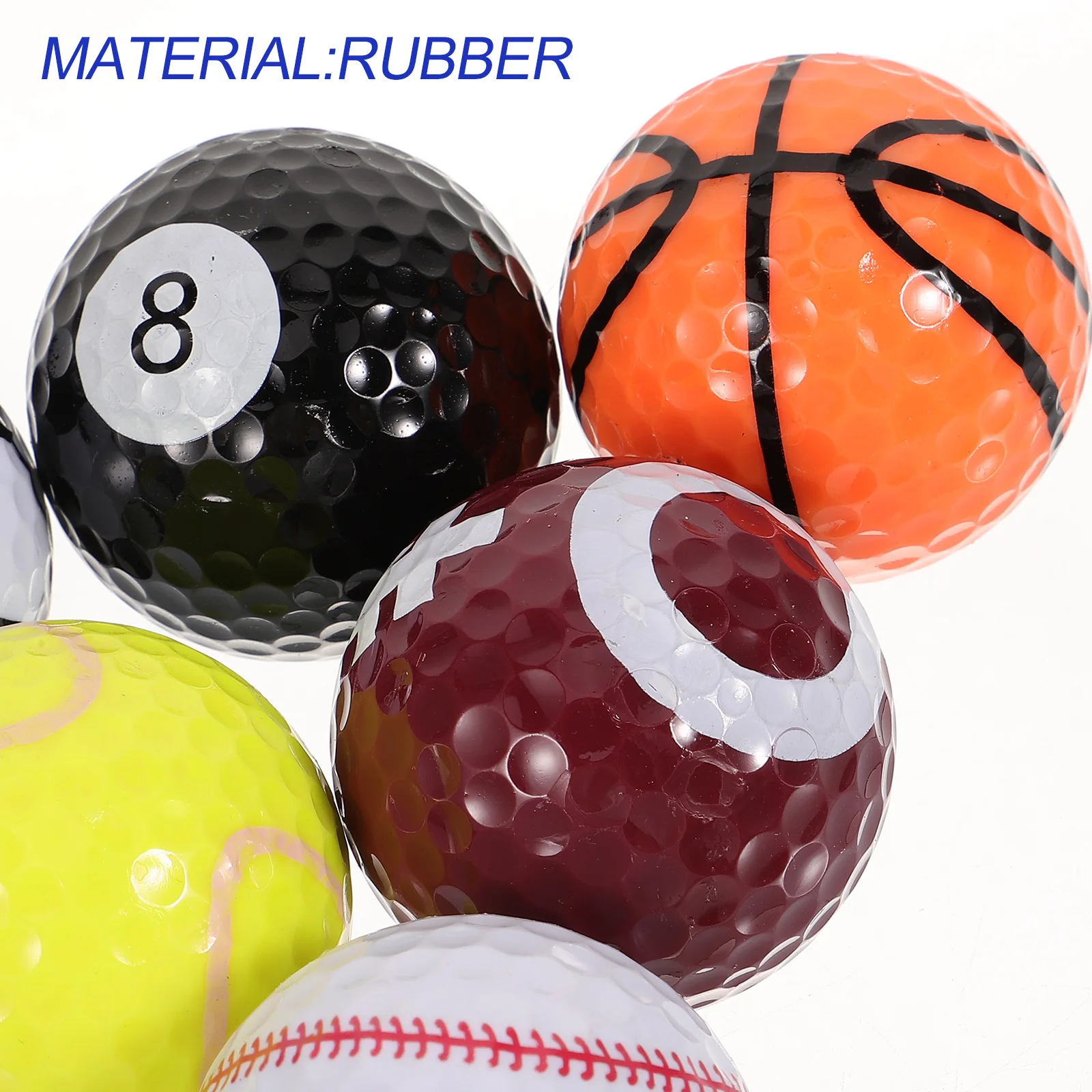 

1Set Premium Golf Balls Colored Practice Golf Balls for Men Women Training Exercise Supply Compact Golfing Ball Set