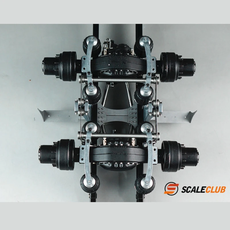 Scaleclub1/14 Truck Single Bracket 8 Airbag Rear Suspension System Suitable for LESU Tamiya Model