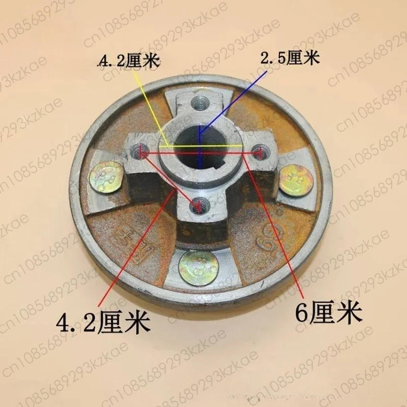 Electric Vehicle Accessories Electric Four-wheeler Front Axle Head Elderly Scooter Modified Front Axle Head Front Wheel Core