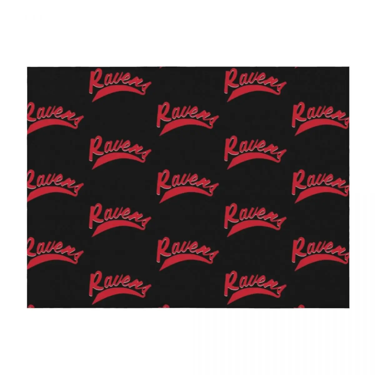 

CCC Ravens Throw Blanket Nap Luxury Designer Cute Plaid Winter beds Blankets