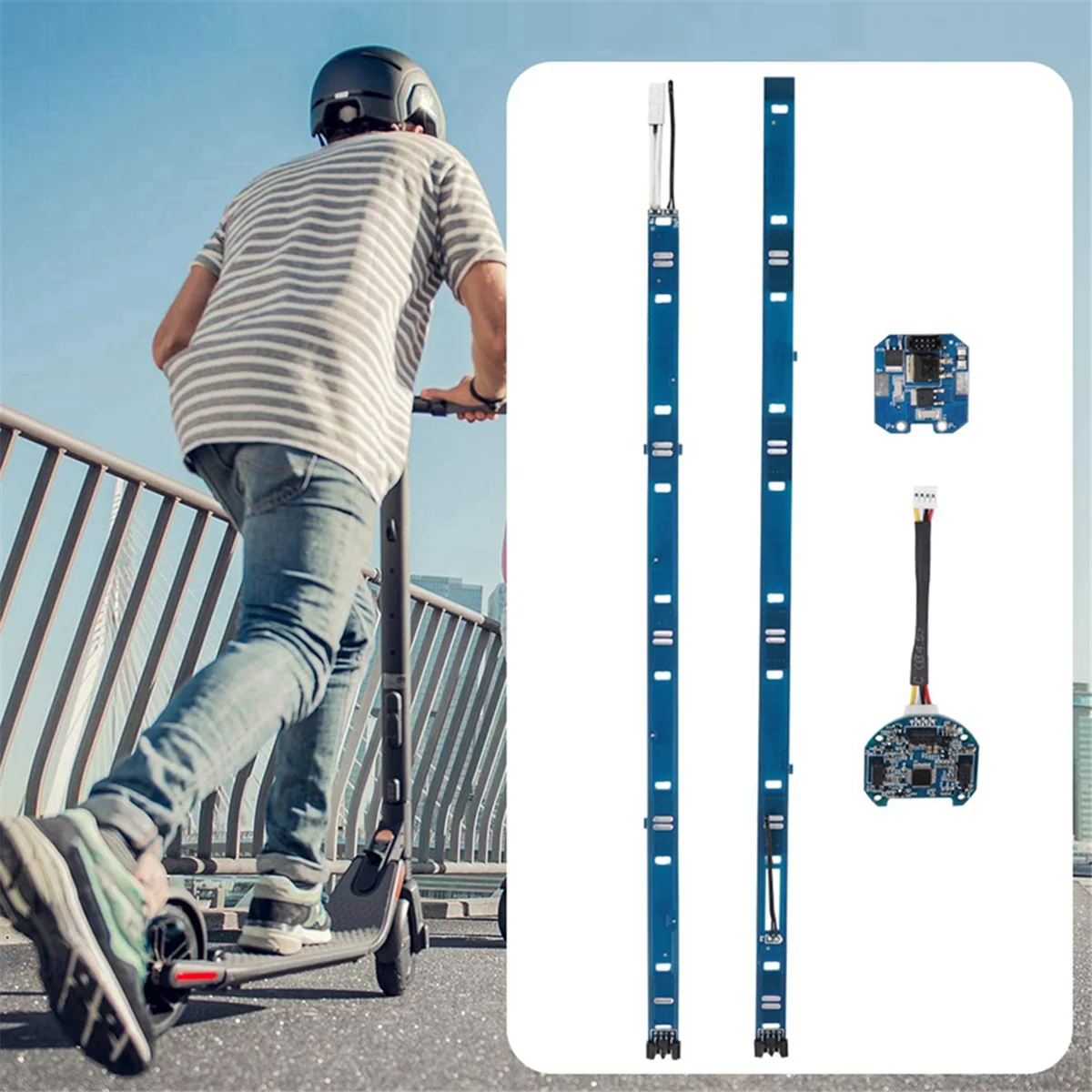 Full Set of Edge Strip Kit for Electronic Component of No.9 Es Electric Scooter Side Plates
