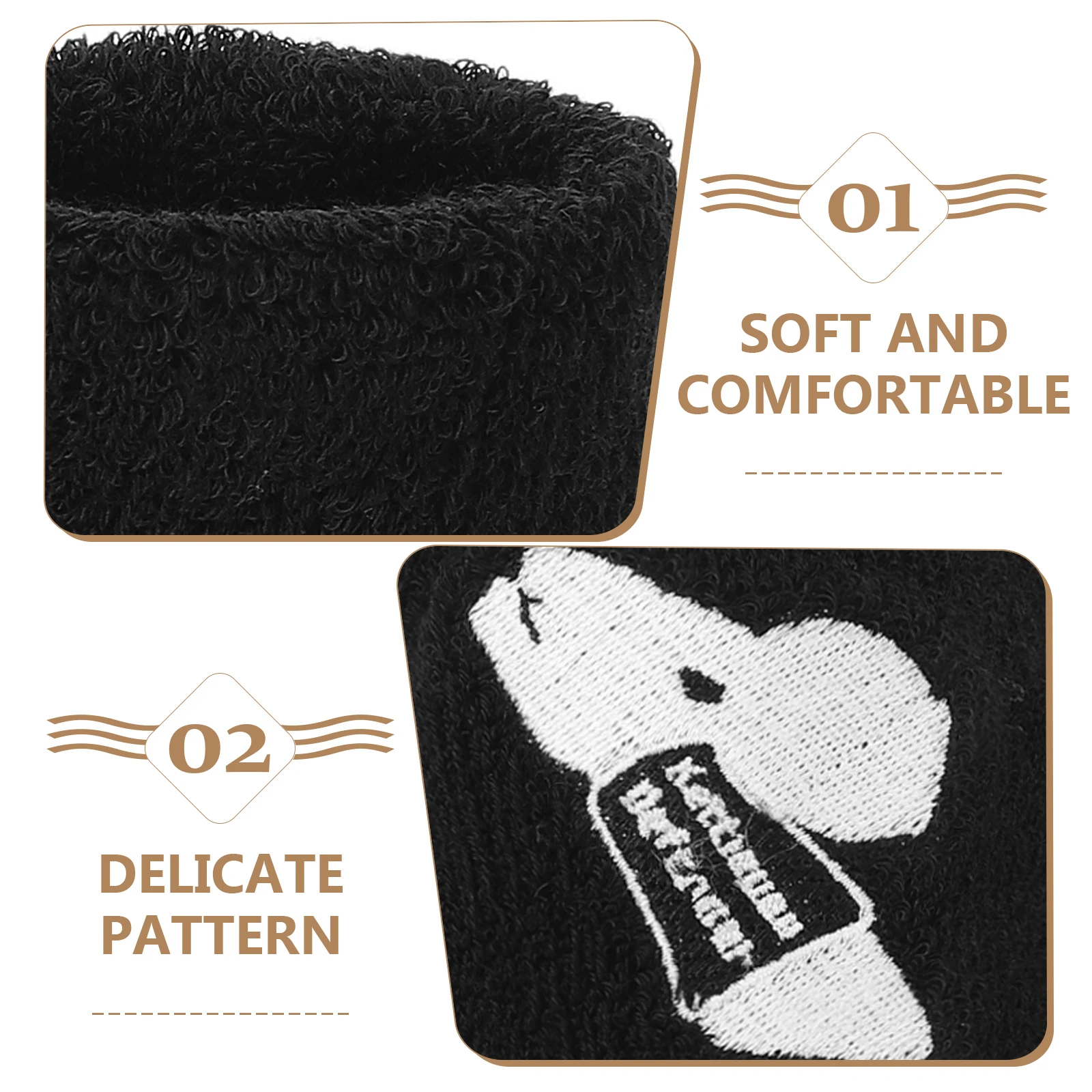 

1 Pair Workout Wristbands Sweatband Elastic Support Bracelet Sports Wrist Guard Comfortable Breathable Stretchy Wrist Band For