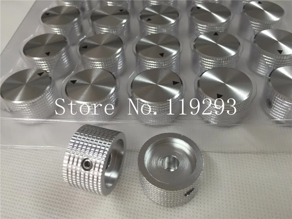 [BELLA] Aluminum aluminum knob with the pointer cap diameter holes 6.4MM 6MM 25MMX15MM --50PCS/LOT