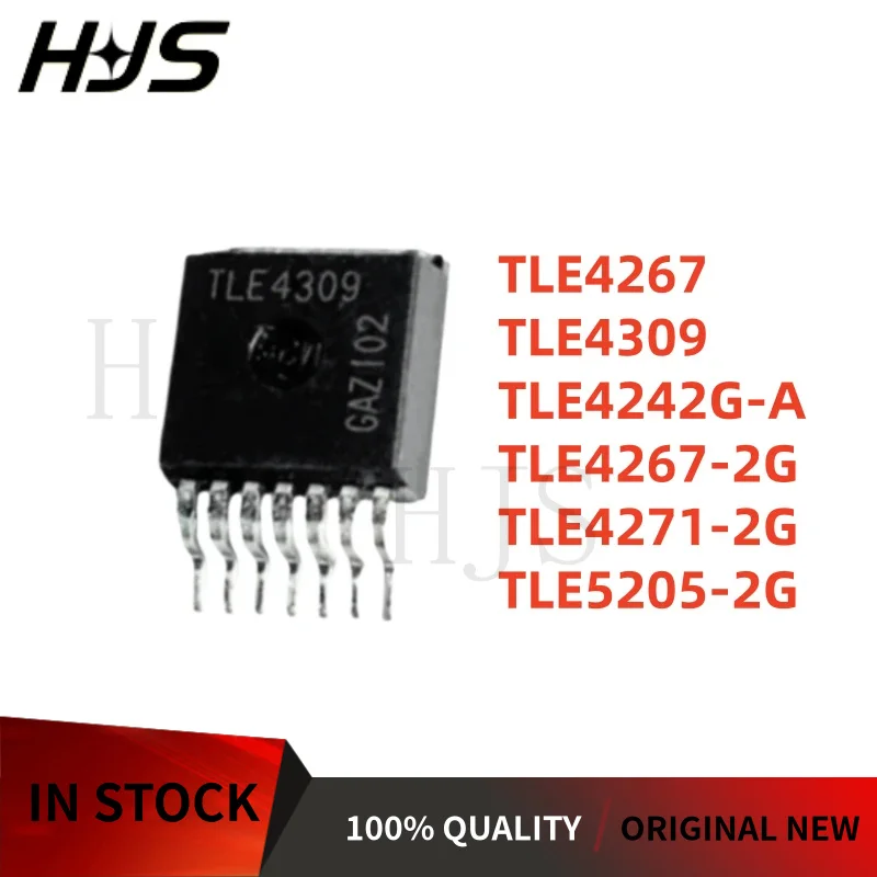 10Pieces 100% NEW TLE4309G TLE4267G TLE4309 TLE4242G-A TLE4267-2G TLE4271-2G TLE5205-2G TLE4267  TO-263 Auto chip