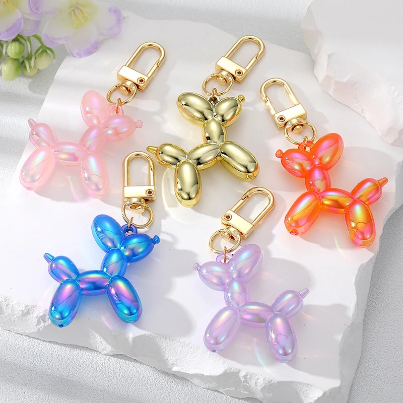 1pc Bling Kawaii Cartoon Animal Couple Keychains Key Ring For Women Men New