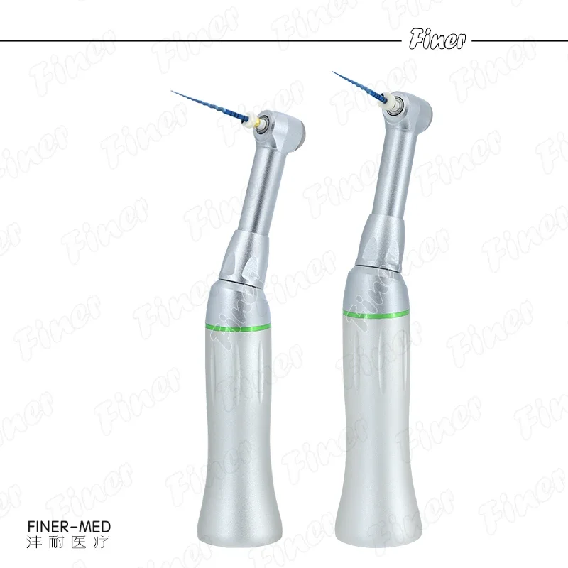 

high quality 64:1 green ring speed reduction den tal endodontic root canal enlargement low speed contra angle hand piece