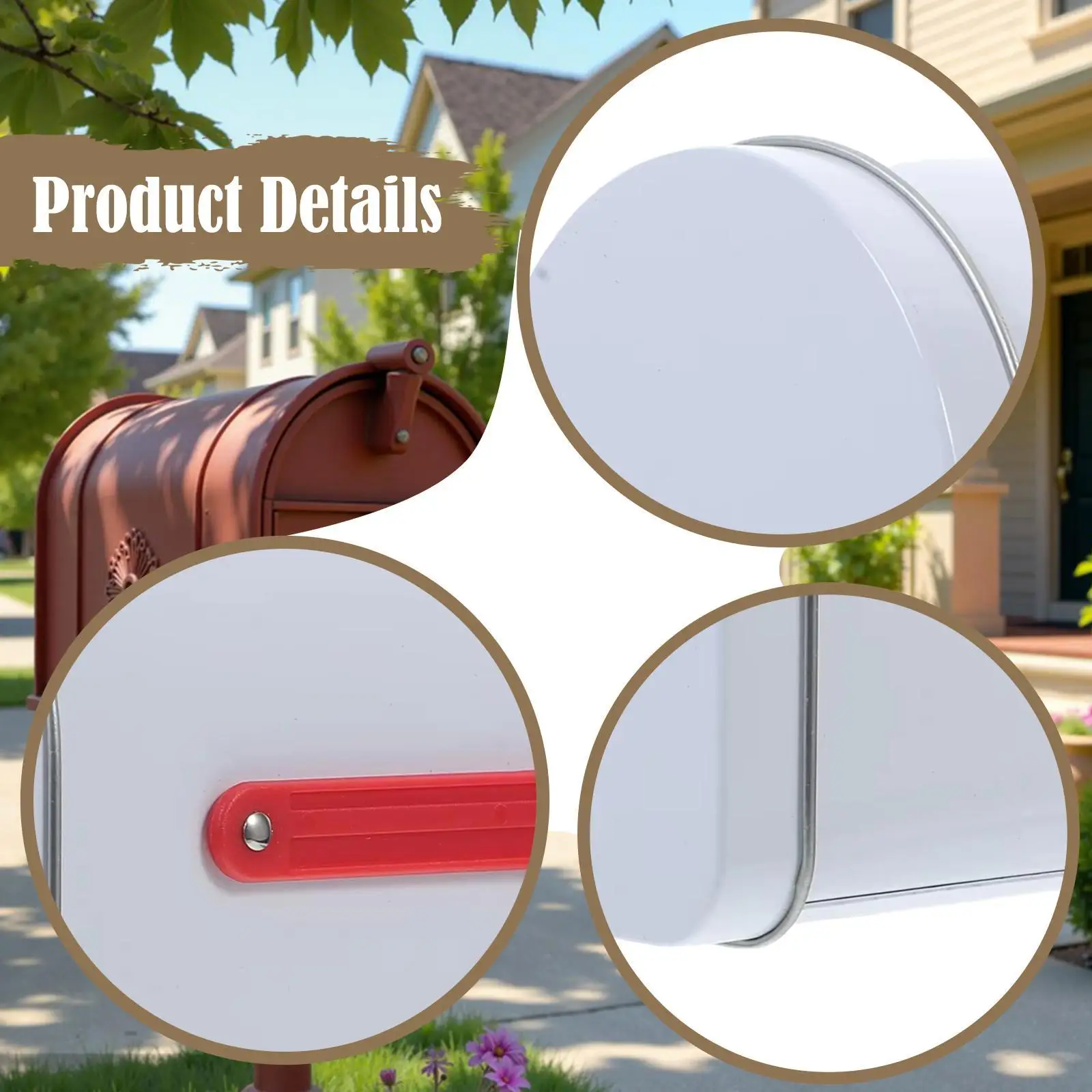 صندوق بريد صفيح، لعبة صندوق بريد ديكور على الطراز العتيق لعيد الميلاد لعلبة بريد الحديقة وبريد المزرعة وعيد الحب