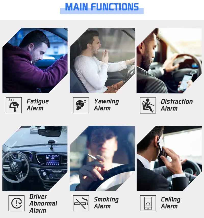 CareDrive MR830 Автомобильный мобильный видеорегистратор для предотвращения несчастных случаев DDM-драйвер, система мониторинга обнаружения поведения с защитой от взлома