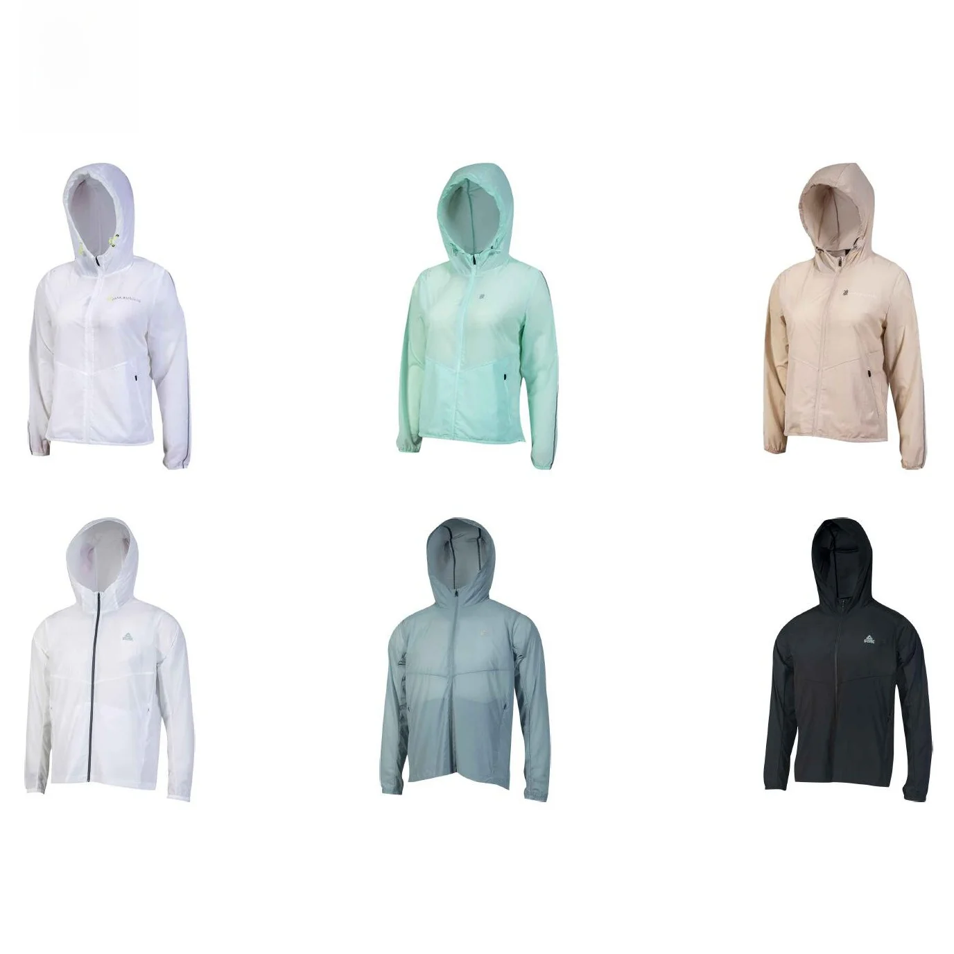 Peak-ropa de protección solar para hombre, ropa deportiva tejida con capucha, color blanco, F202007, resistente al viento, re...