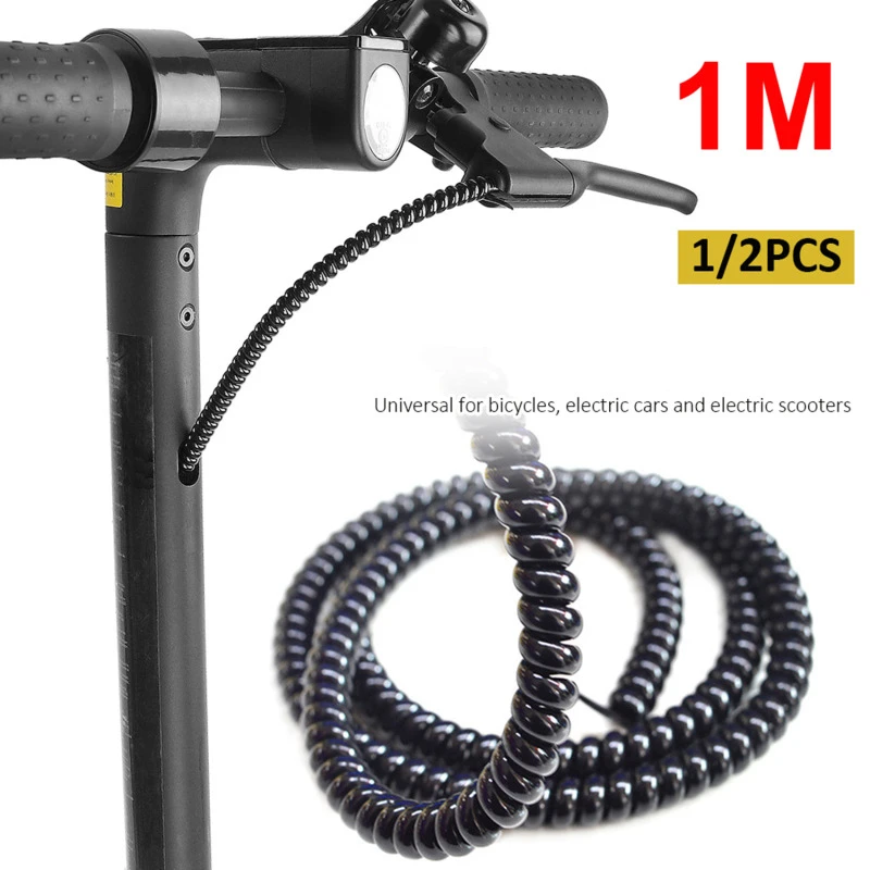 AliExpress NONE Bicycle Harness Winding Tube Electric Vehicle Brake Wire Organizer Protective Sleeve TPU Sheath Line Cable Spiral Wrap Portable