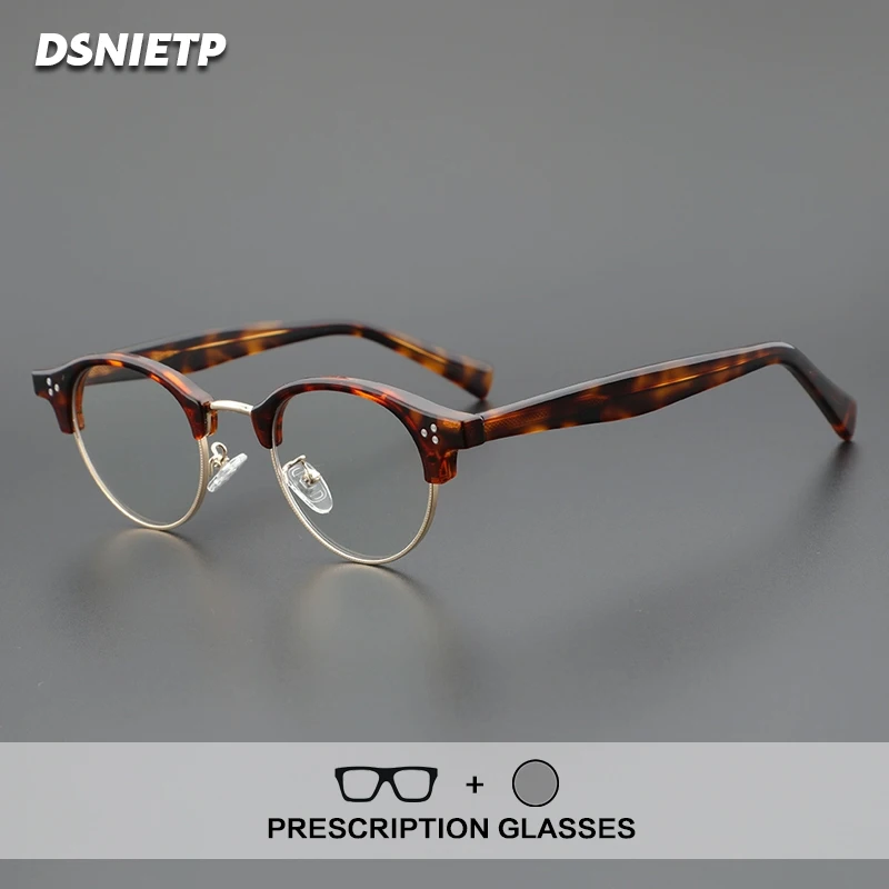 

Dsnietp Tr90 Anti Blue Light Reading Glasses Men Retro Photochromic Myopia Prescription Glasses Women Luxury Brand Eyewear