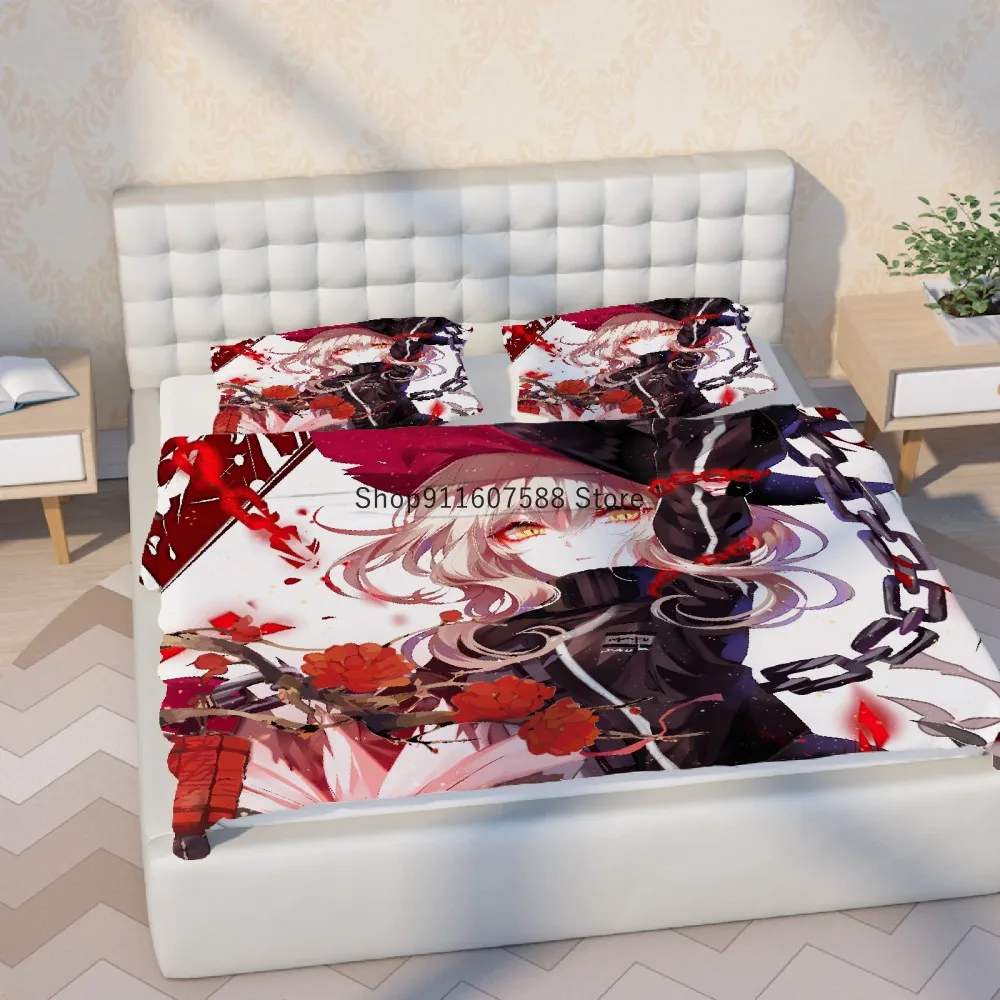 

Game Arknight Bedding Sets US/Europe/UK Size Quilt Bed Cover Duvet Cover Pillow Case Double 2-3 Pieces Sets Teens Adult