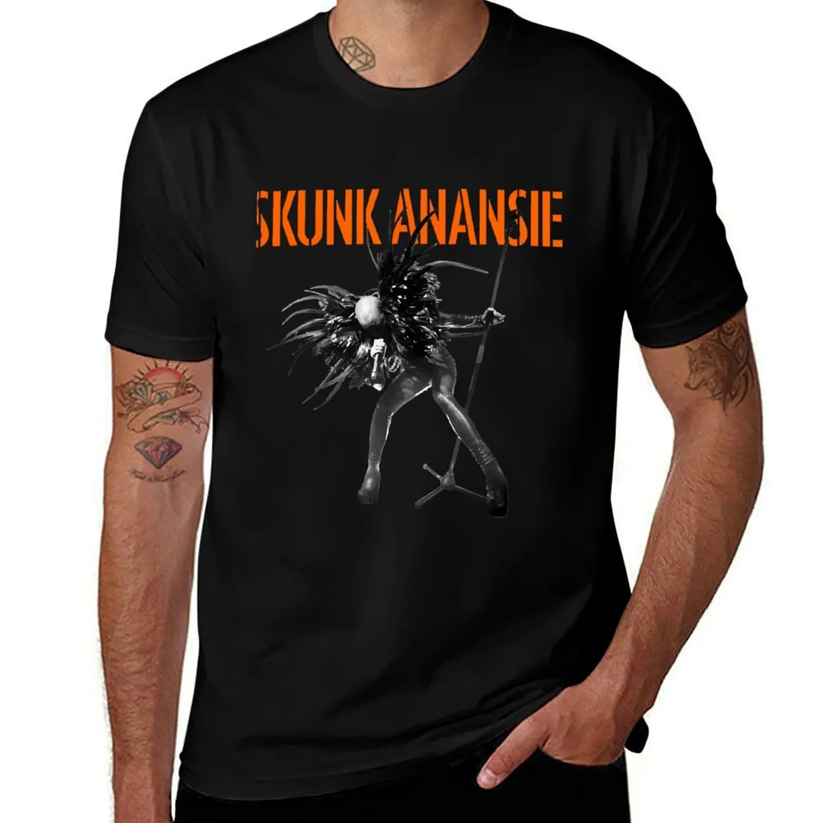 Skunk Anansie 25Live25 Album Classic Classic T-Shirt Soft Lightweight Cotton T-Shirt(4XL 5XL 6XL No Shipping)