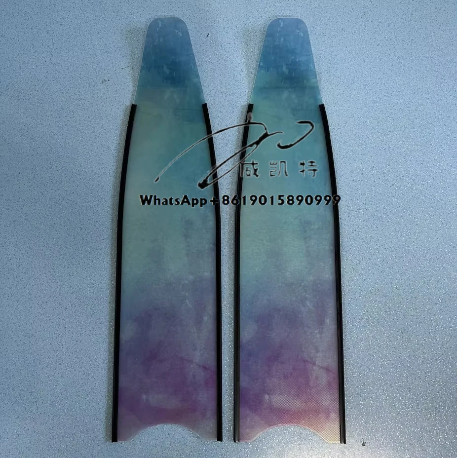

Glass Fiber Long Blade Freediving Diving Fins Glass Fibre Diving Swim Fins scuba and Spearfishing Fins