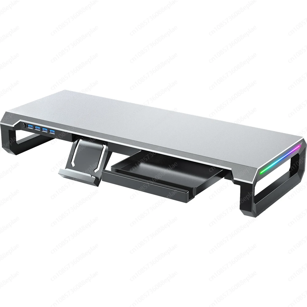 

Хит продаж, алюминиевая подставка для монитора ноутбука с 4 USB