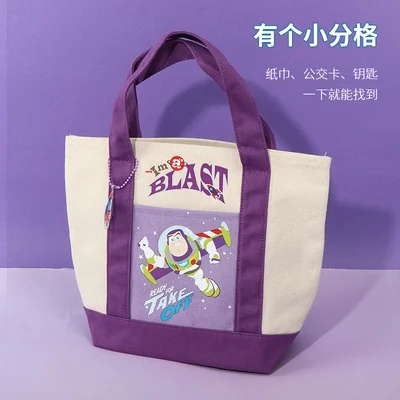 Disney Toy Story Sulley Buzz Lotso Bear L8636 Fashion Anime Top-Handle Bags Cartoon Handbag Casual Shoulder Bag Girl Gift