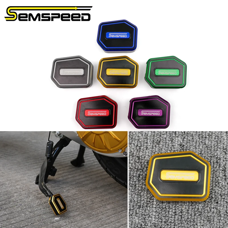 

SEMSPEED CNC Aluminum Motorcycle Kickstand Pad Heavy-Duty Kickstand For HONDA ADV 350 Forza 350 Motorcycle Accessories