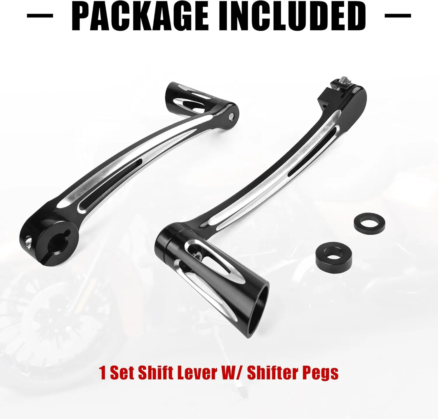 Front Rear Heel Toe Shift Lever Shifter Peg Fit for Harley Touring Road King Road Glide Street Glide Electra Glide 1988-2023