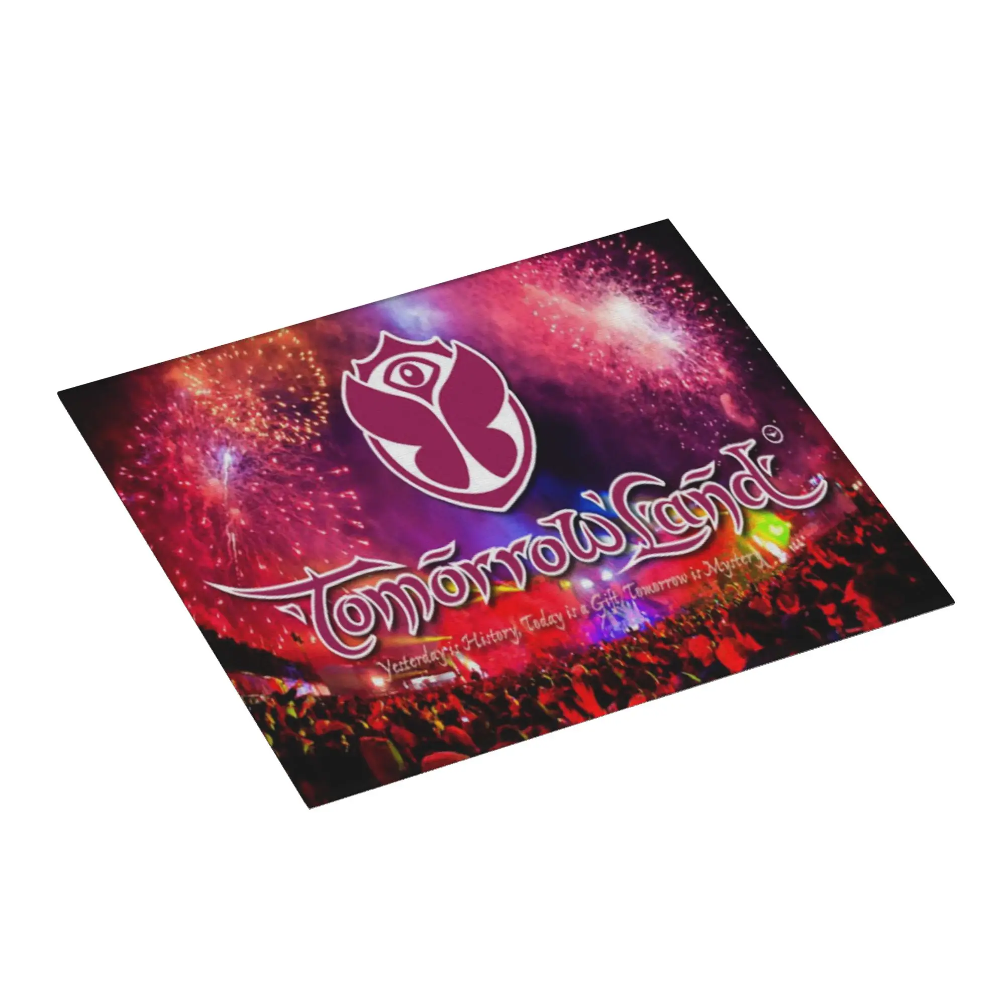 Tomorrowland Electronic Dance Festival Non Slip Kitchen Counter Protector Mat Barware Tableware Reusable Drying Mat For Kitchen