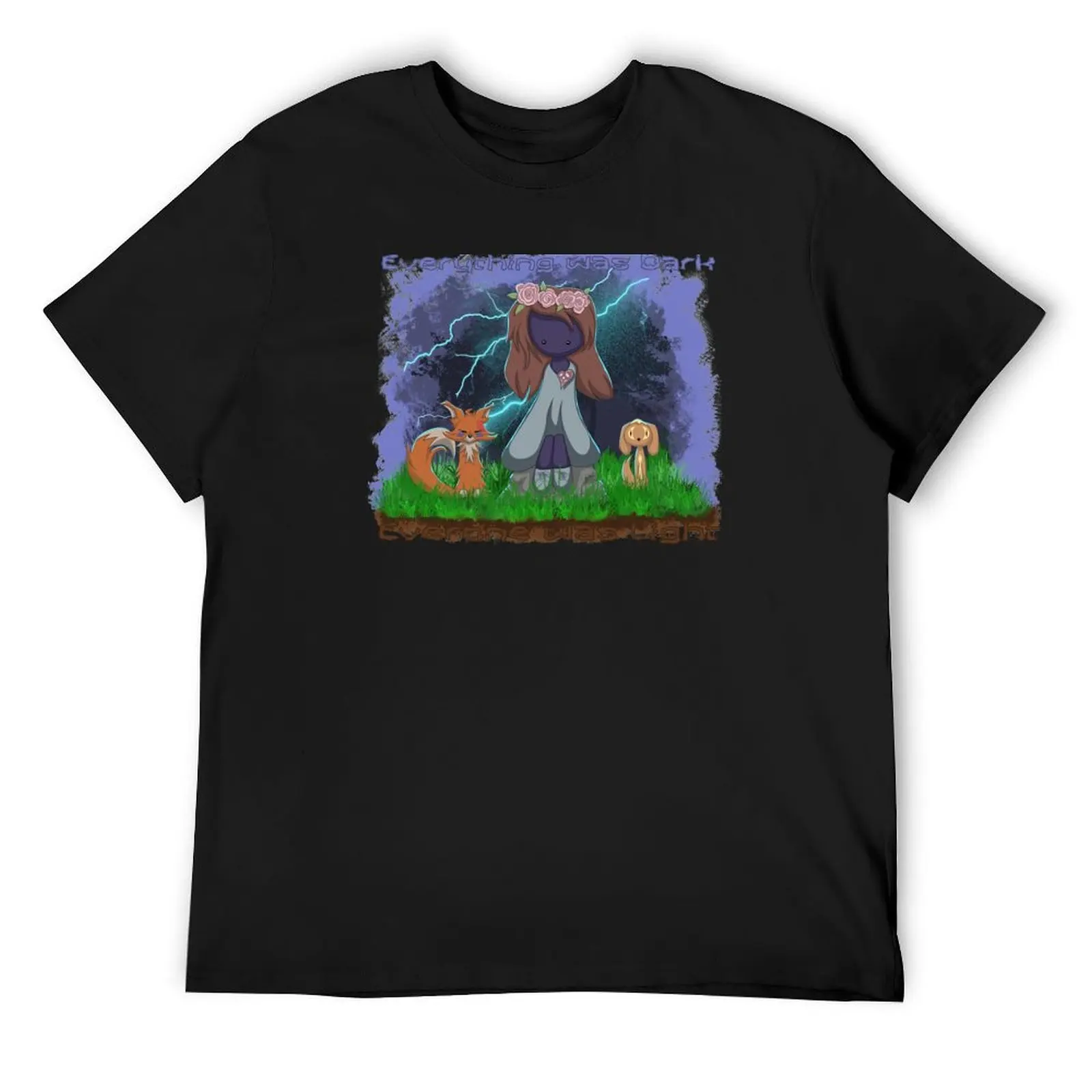 

Everything was Dark T-Shirt plus size clothes hippie clothes vintage clothes funny meme t-shirts mens fashion