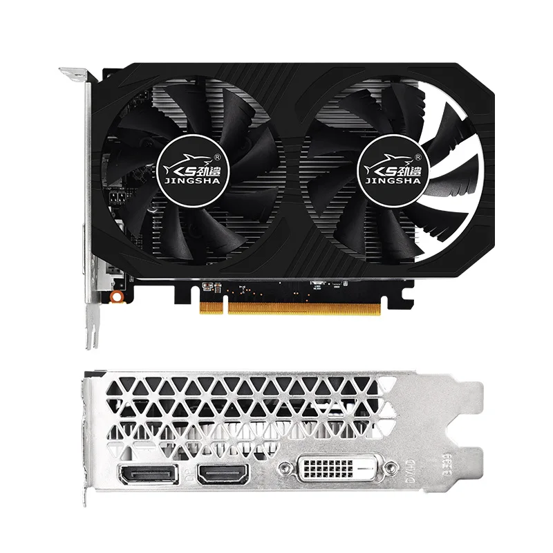 JINSHAR RX550 GDDR5 4G double ventilateur carte graphique indépendante d'entrée de gamme DVI HD DP Interface d'affichage