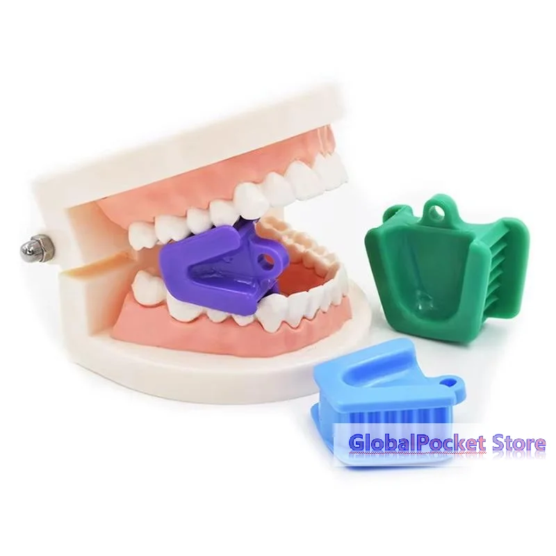 [TG823]3pcs/set Dental Occlusal Pad Rubber Bite Opener Blocks Mouth Prop Cheek Retractors Small Supplies Dentistry Tools