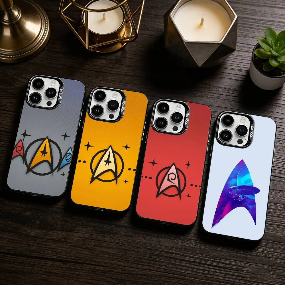 

S-Star T-Trek S-Ships Phone Case For iPhone 17,16,15,14,13,12,11 Plus,Pro Max,XS,Colored silver phone case