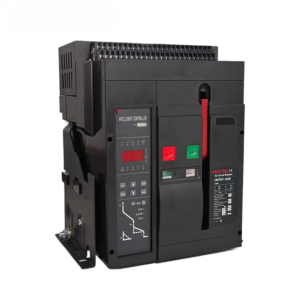 

MUTAI Fixed Type Air Circuit Breaker 3P 4P 3 4 Pole 800 Amp Ampere ACB 600A 630A 800A 1000A 1600A Price For Industrial Control
