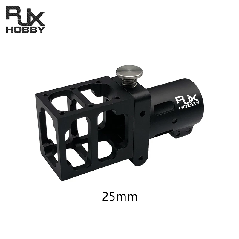 

RJXHOBBY 1pcs Aluminum Alloy Folding Down Arm Pipe Joint 25mm 30mm for Plant Protection UAV RC Helicopter Spareparts