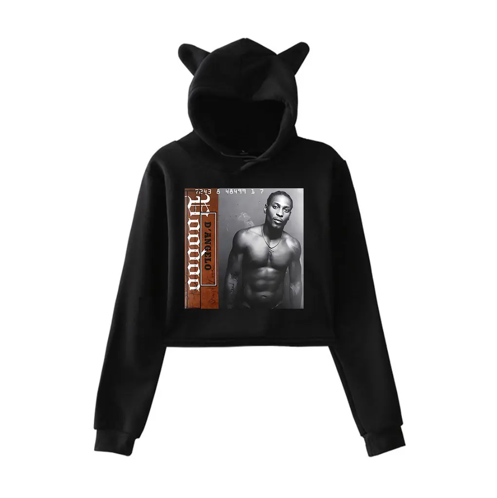 

D'Angelo merch Brown Sugar sweatshirt Neo Soul merch kawaii cat ear drawstring men/women Music Lovers and R&B Fans pullovers