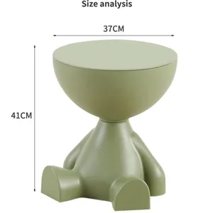 Luxury cartoon light sofa border creative table flat head table coffee house plastic furniture side table 5 Main Sales Center table Room - №4