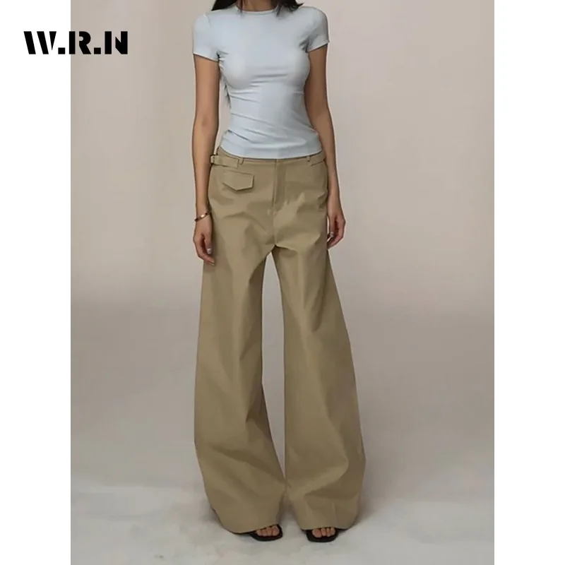 Normcore مكتب سيدة نمط فضفاض الدنيم بنطلون خمر عادية الحد الأدنى السراويل النساء الرجعية عالية الخصر بلون فضفاض الجينز