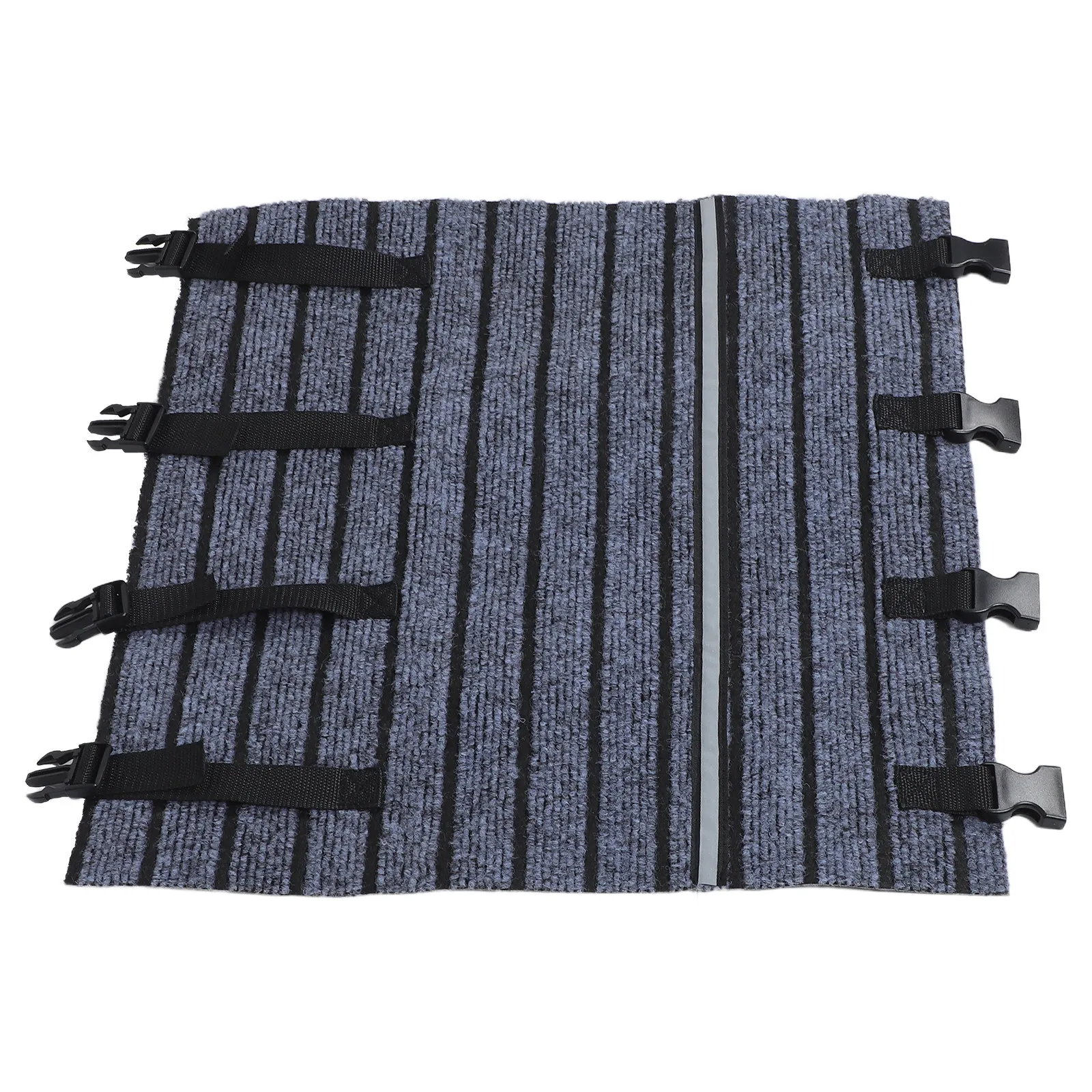 

Rv Step Mat Outdoor Stair Tread Reflective Strips 18.1x9.8 Anti Slip Carpet Cover Camper Motorhome Entry Stairs Weather
