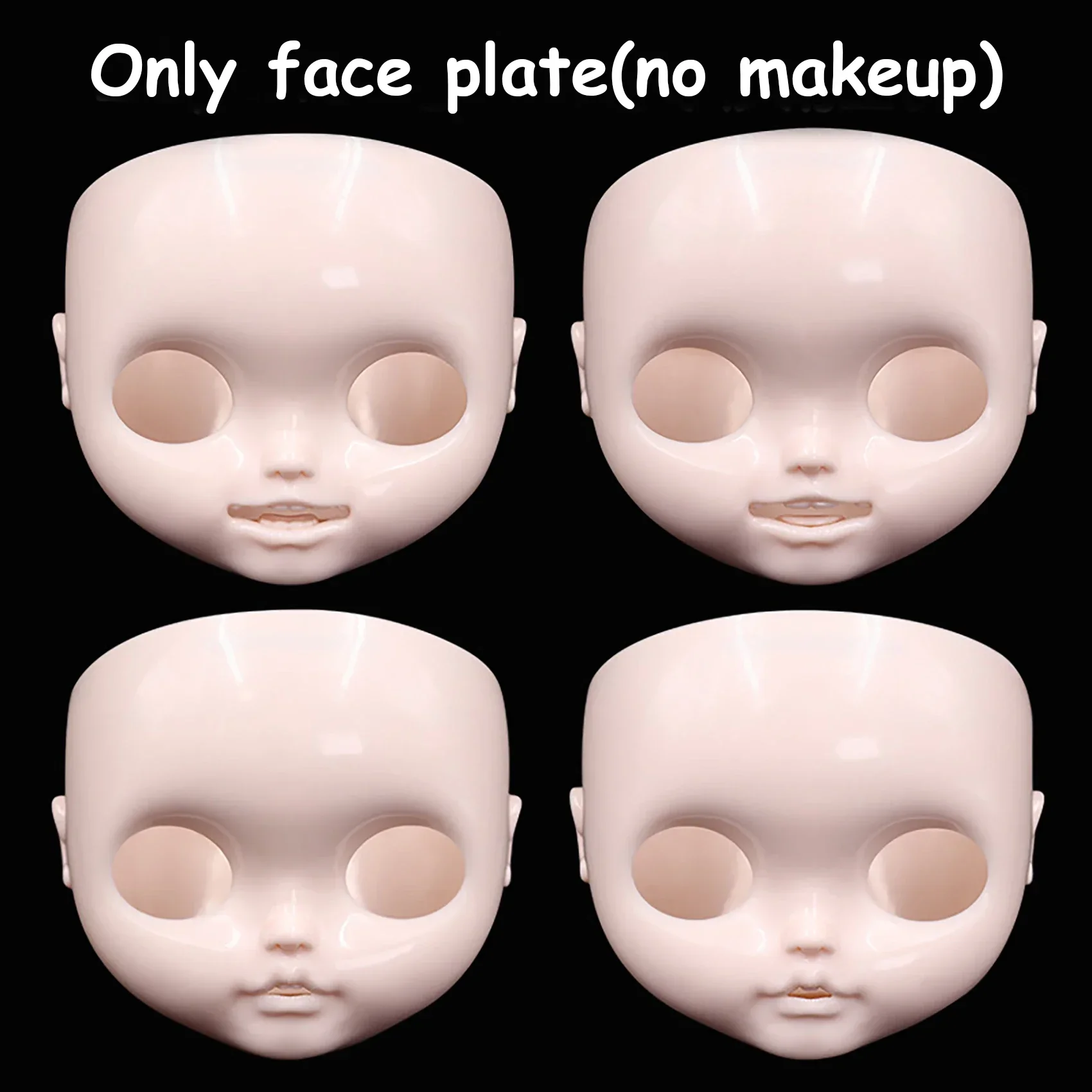 ICY DBS Blyth Butter Face Plate, Back Head Canines, Bunny Teeth, Fair Skin, Glossy Face, DIY Makeup, Newbie Practice, 256