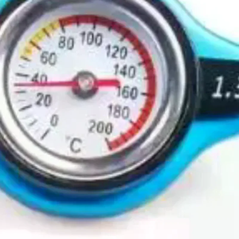0.9Bar 1.1Bar Big Or Small Head Motorcycles Car Thermost Radiator Cap Cover Water Temperature Gauge Cover Utility Safe