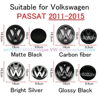 For Volkswagen PASSAT B6 B7 2011-2015 Passat B8 2016-2018 VW Logo Car Badge Hood Front Fence Rear Trunk Emblem Sticker Accessory