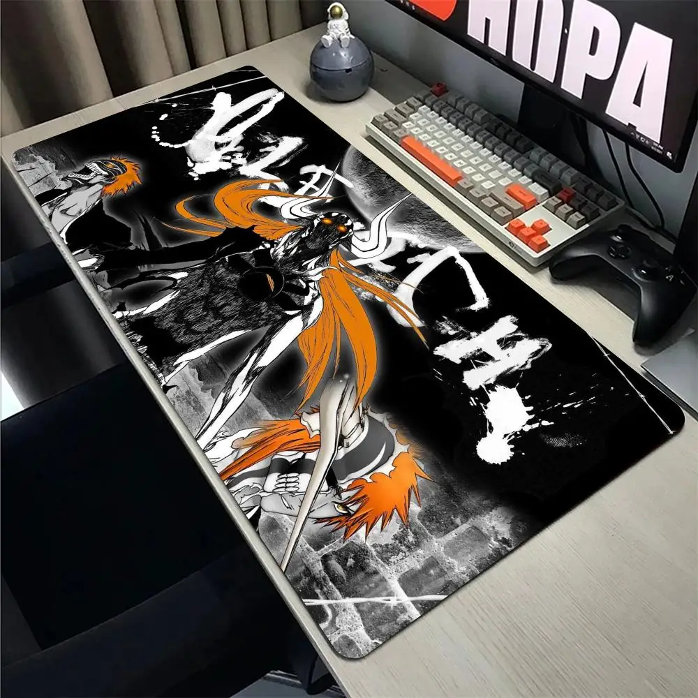 Anime BLEACH Large Mouse Pad Gamer Cabinet Pc Keyboard Computer Desk Mat 900x400 Gaming Accessories Mousepad Xxl