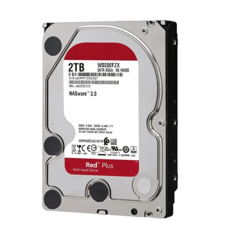 Imagem -05 - Disco Rígido Interno Red Plus Nas 1- 4tb vv d 5400 Rpm Sata Gbps Cmr Cache de 128 mb 3.5 Wd40efzx Novo