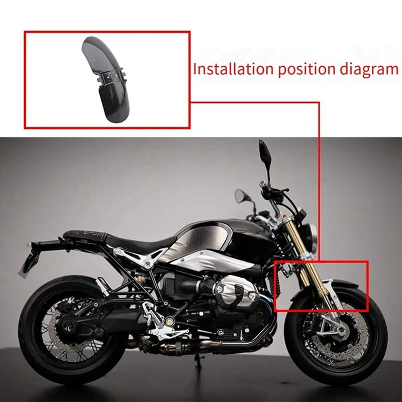 Motorcycle Front Fender Mud Splash Guard Tire Hugger Mudguard For BMW R Ninet Scrambler R NINE T Pure Racer Urban G/S