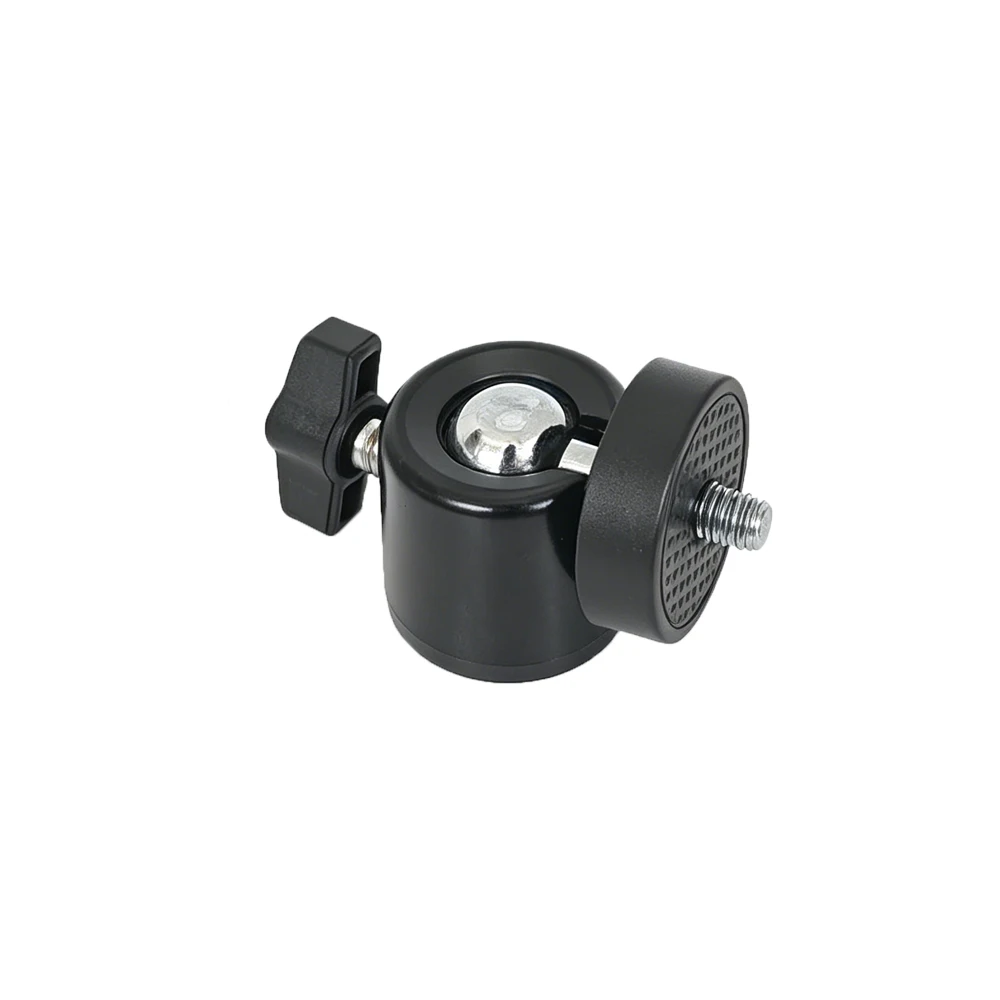 1/4-Zoll Schwenkbarer Mini-Kugelkopf Schraubstativhalterung für GoPro 13 12 11 10 9 Insta360 DSLR-Kamera Camcorder Lichthalterung Zubehör – Detail 2