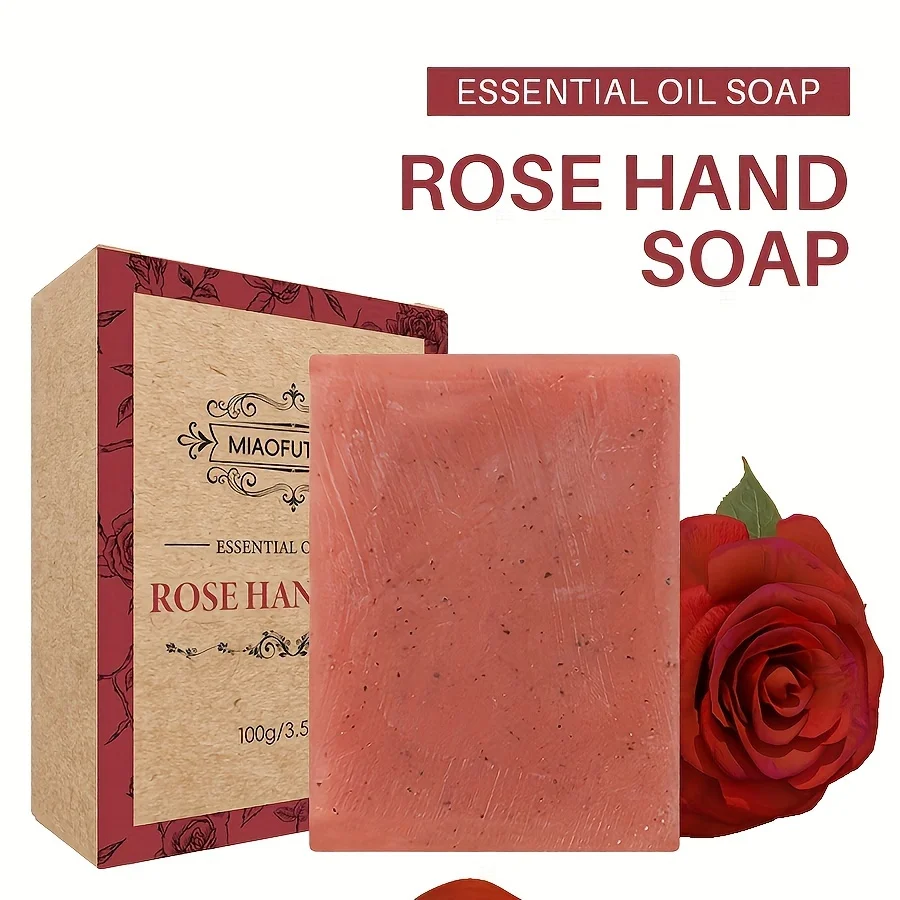 4 عبوات من ألواح صابون اللافندر لشجرة الشاي الطبيعية + شبكة رغوية مجانية، مجموعة هدايا مصنوعة يدويًا لجميع أنواع البشرة #3